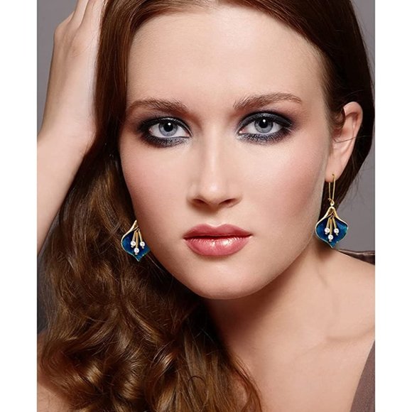 * New 12  Pairs Teardrop Druse Crystal Drop Dangle Earrings for Women Gi… - Picture 8 of 14